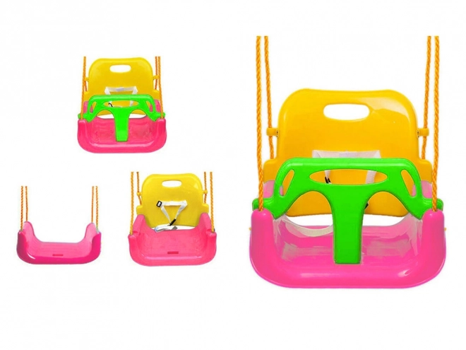 Children's 3-in-1 Swing Pink