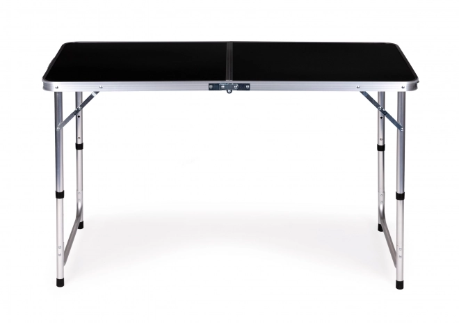 Tourist table folding camping table black top 120 x 60 cm