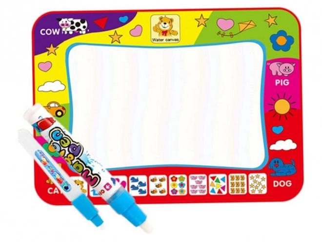 Large Educational Water Painting Mat with Letters and Numbers