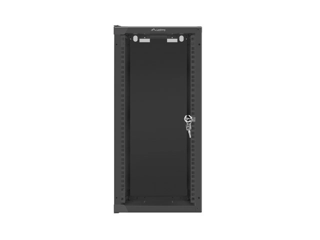 Lanberg Wall-Mount Cabinet Black Flat Pack