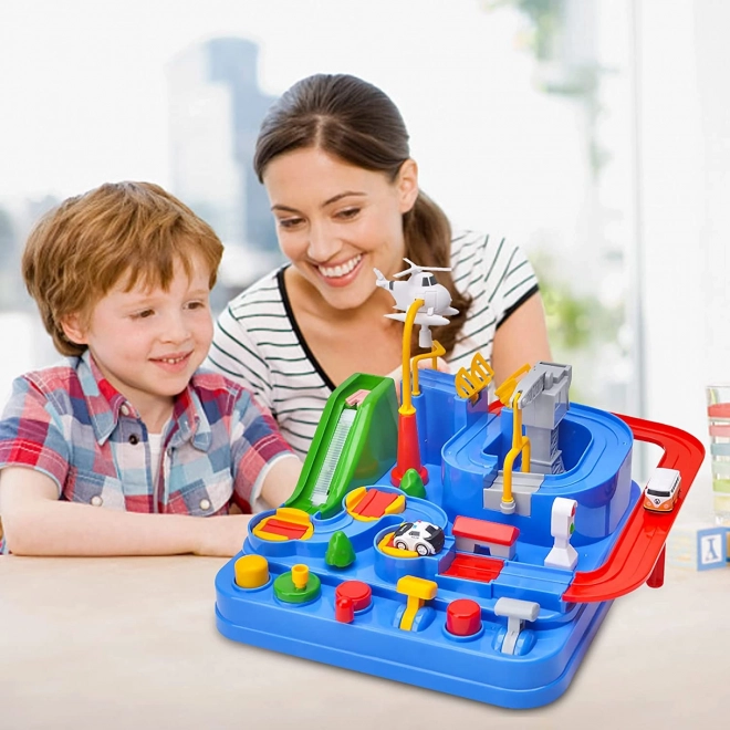 Interactive Obstacle Course with 4 Vehicles