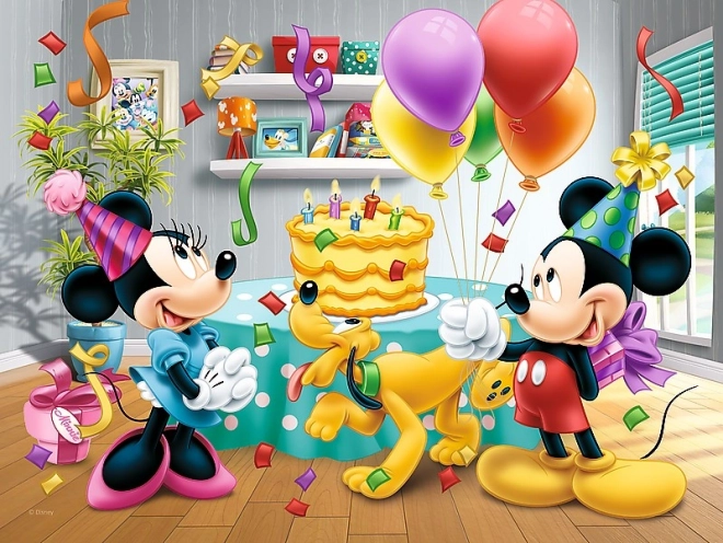 Puzzle Disney Mickey Mouse & Password about Friendship