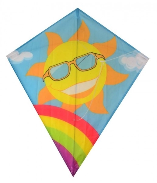 Aquilone volante in nylon 60x70 cm 3 tipi in sacchetto