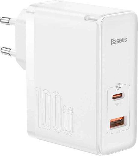Up to 100 W for laptops and phones