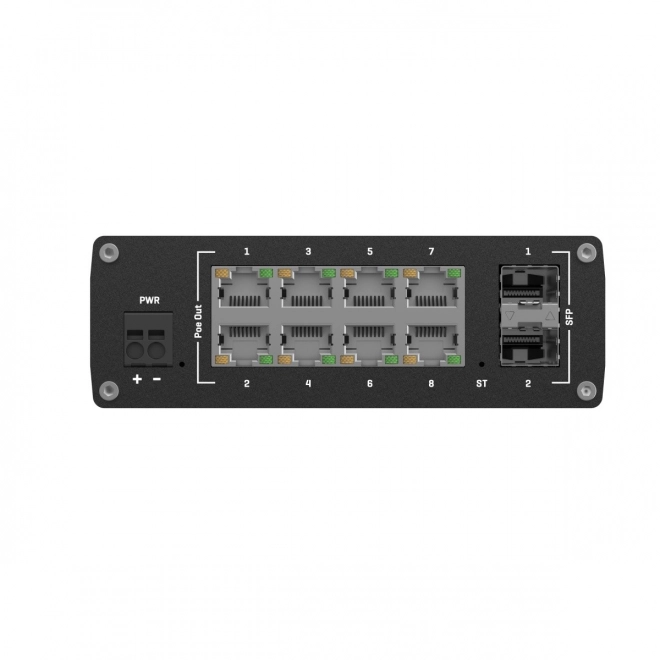 Industrial Managed Switch TSW202 2xSFP 8xPoE+ L2/L3