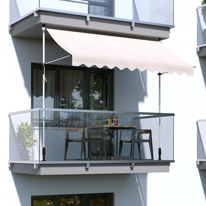 Balcony Awning MultiGarden 300x120 cm Beige