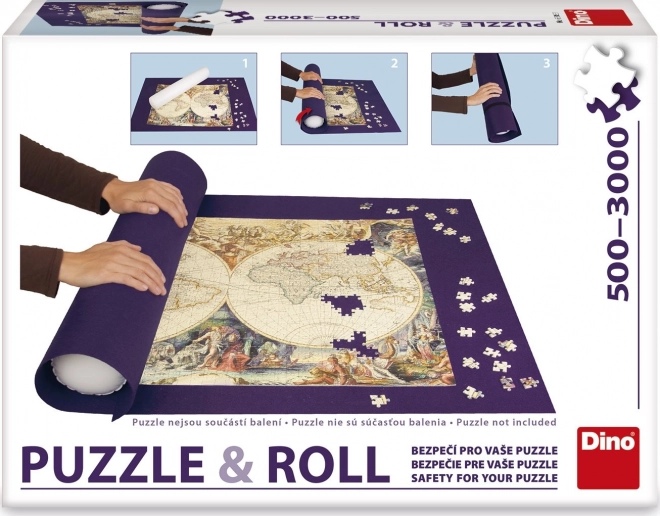 Rolovacia podložka na puzzle DINO 500–3000 dielikov (164 × 100 cm)