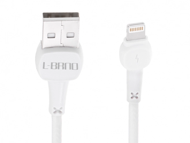 Cavo ricarica rapida Lightning bianco