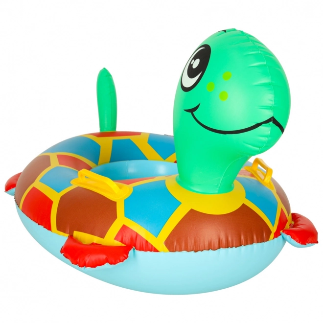 Inflatable Turtle Float with Seat for Babies