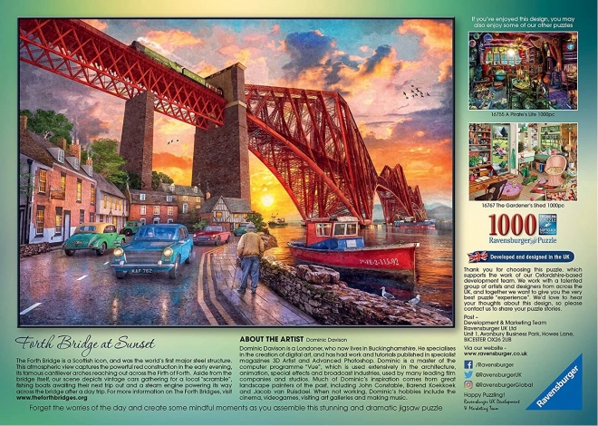 Ravensburger Forth Bridge at Sunset Puzzle