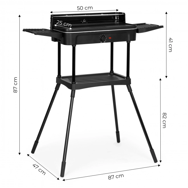 Electric Grill 3 in 1 MultiGarden: Freestanding and Tabletop