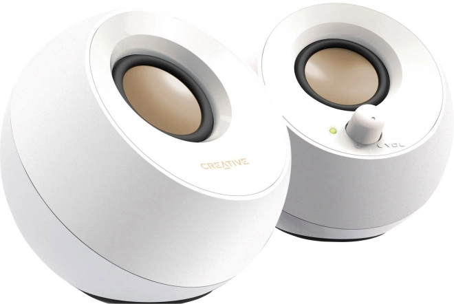 Creative Pebble 2.0 USB Speakers White