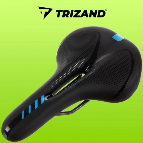 Sella bici comoda Trizand con ventilazione e luce posteriore