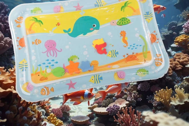 Inflatable Sensory Water Mat for Toddlers