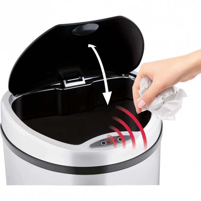 Touchless Stainless Steel Trash Can
