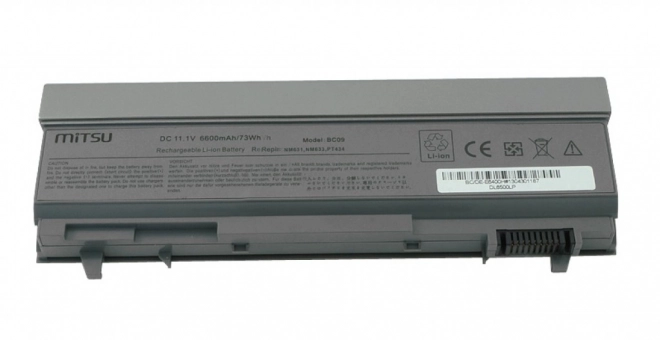 Battery for Dell Latitude E6400 6600 mAh (73 Wh)