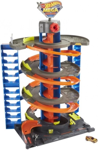 Four levels of action and a racing spiral