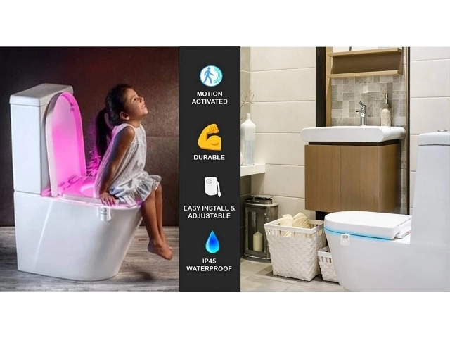 LED-Toilettenlicht mit Bewegungsmelder
