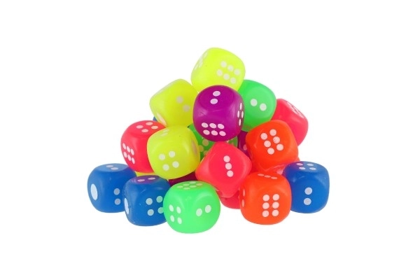 Glowing Silicone Cube 3 cm - 1pc