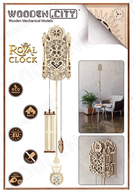 Puzzle 3D en bois Horloge Royale