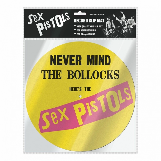 Turntable Mat with Sex Pistols Design