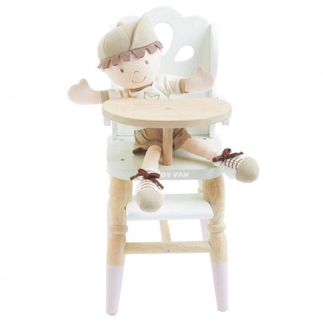 Wooden High Chair for Dolls by Le Toy Van