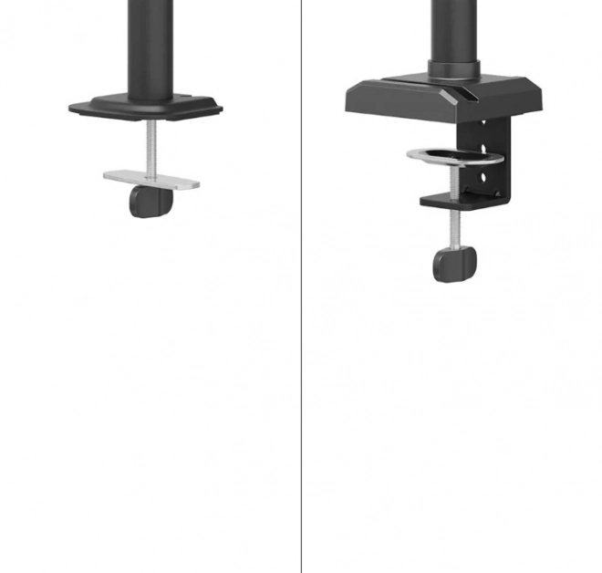 Adjustable dual monitor arm