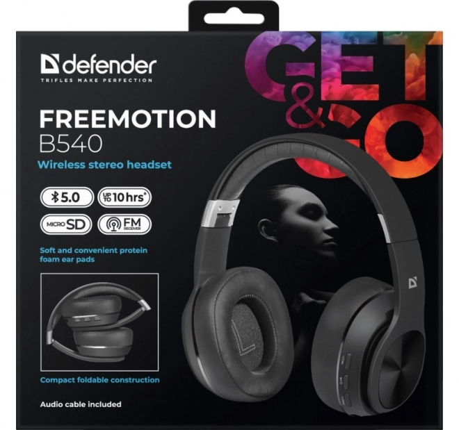 Wireless Over-Ear Headphones FreeMotion B540 Black
