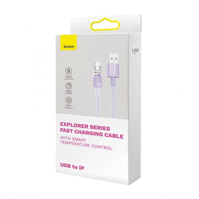 Fast Charging Cable USB-A to Lightning Baseus Explorer Series 1m