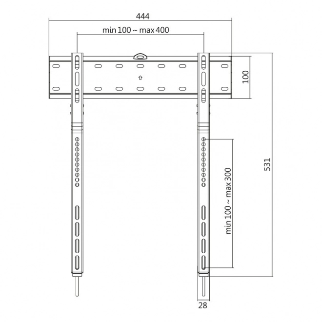 Ultra Slim TV Wall Mount
