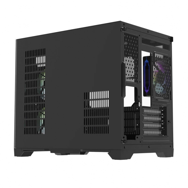 Darkflash kompakt számítógépház ARGB ventilátorokkal