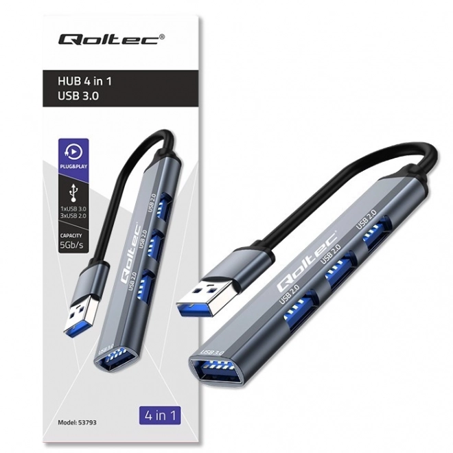 Hub USB multifunzionale 4 in 1
