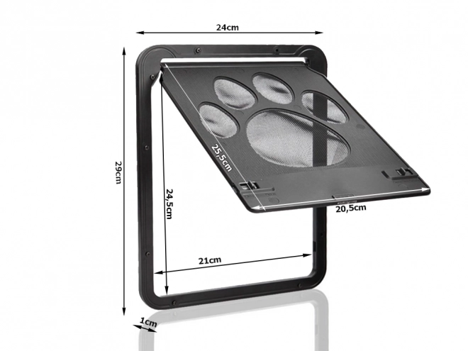 Multidirectional Pet Door for Cats and Dogs