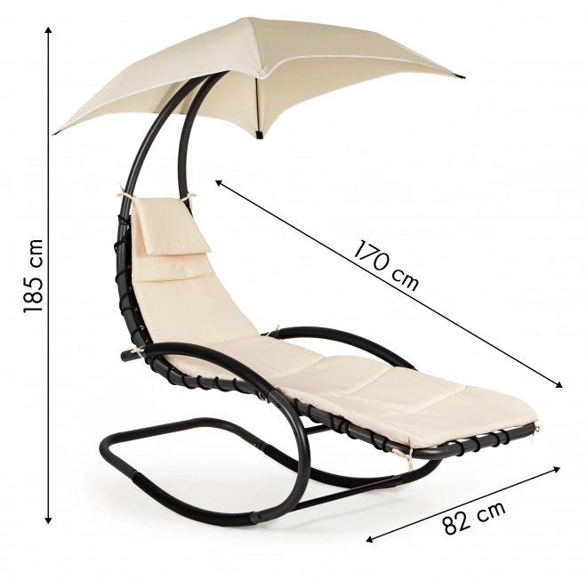 Garden chair, lounger, garden rocking lounger, hammock