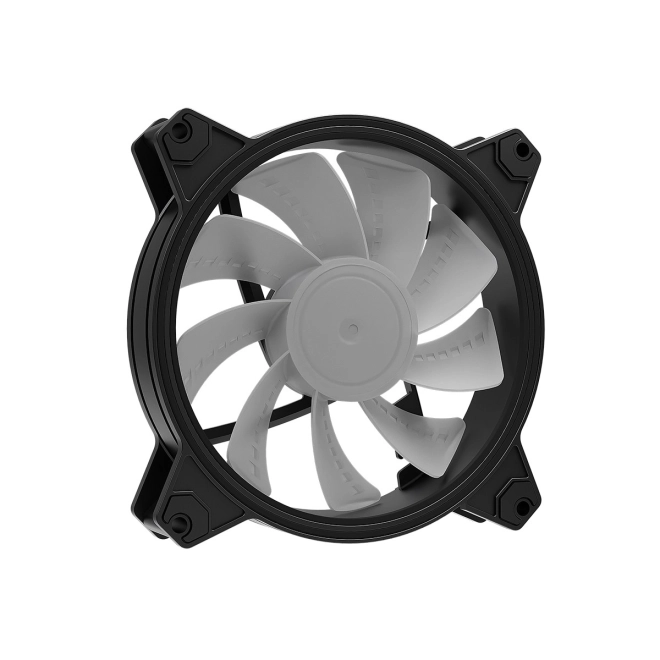 Argb reverzný ventilátor 120x120x25 čierny