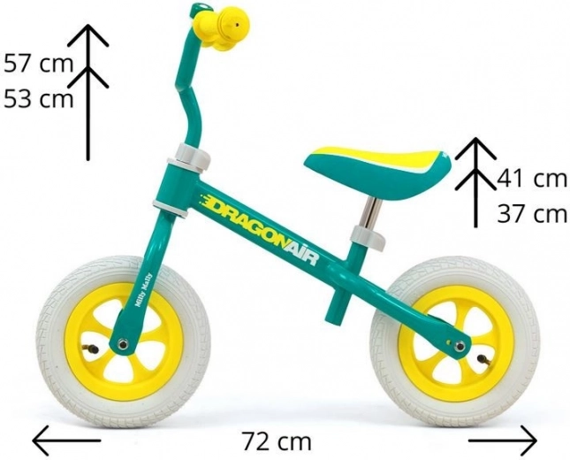 Inflatable wheels for a comfortable ride