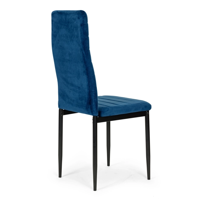 Velvet Blue Dining Chairs - Set of 4