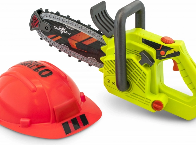 Tuff Tools dziecięca piła łańcuchowa z kaskiem, 36 cm