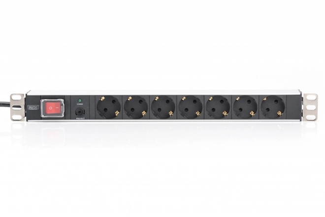 Power Strip for 19" Racks with Overload Protection