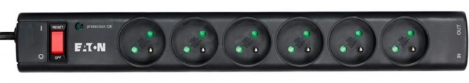 Surge protector Eaton Protection Strip 6 Tel@ FR