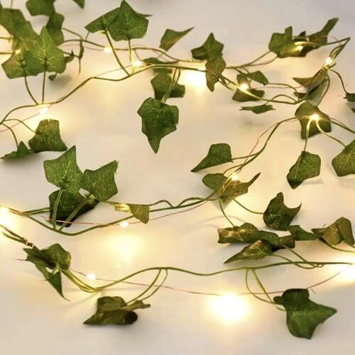 Umělý břečťan s LED osvětlením