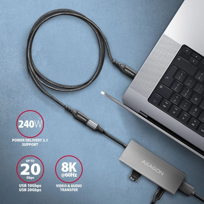 Premium USB-C Extension Cable Gen 2 for High-Speed Data and Charging