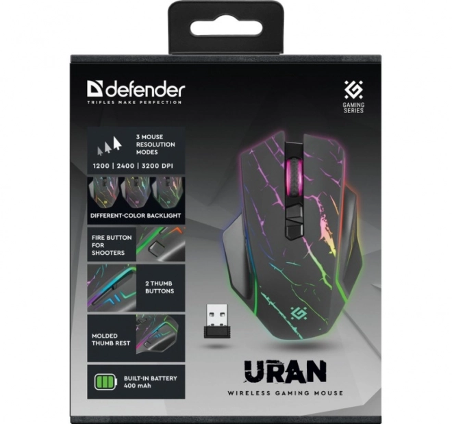 Mouse da gaming wireless URAN