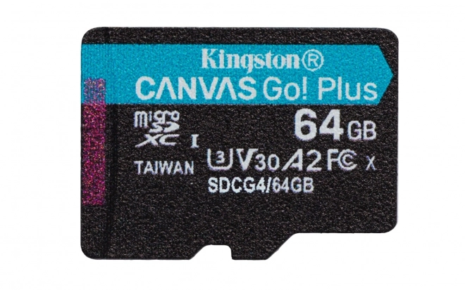 MicroSD Card 64GB Canvas Go! Plus with Adapter