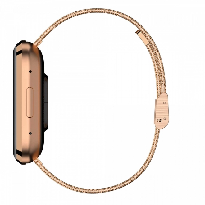 Garett smartwatch elegant design gold stainless steel
