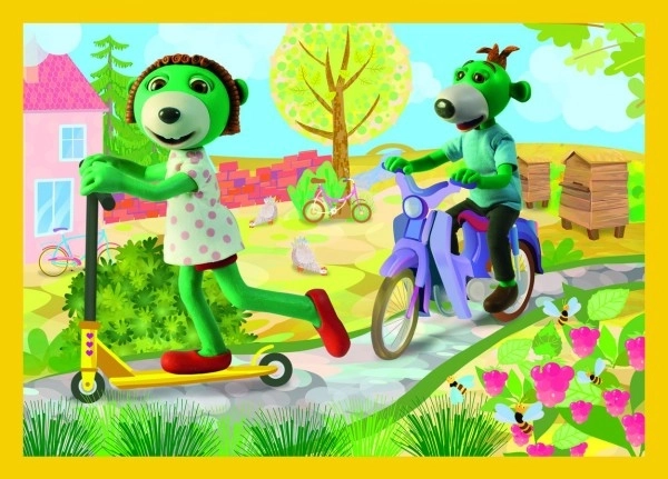 Treflíkek közös pillanatai 4 az 1-ben puzzle szett