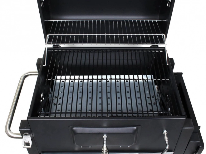 Garden Charcoal Grill with Two Grates and Thermometer