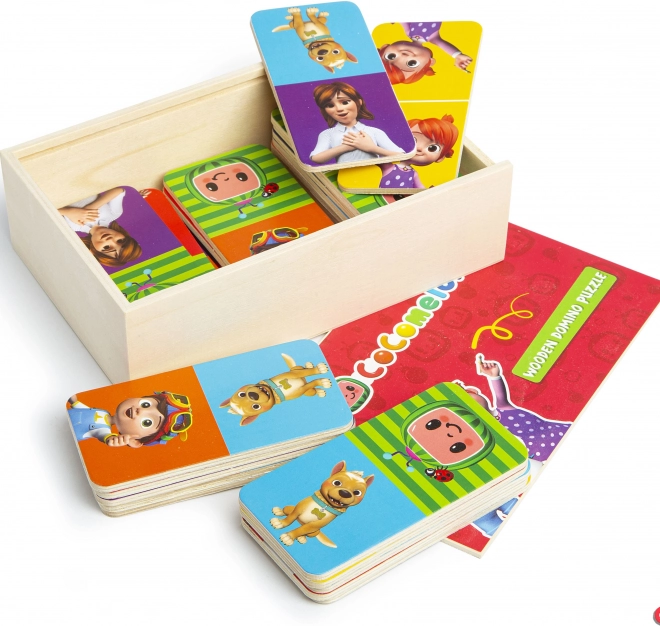 Cocomelon Wooden Domino Puzzle