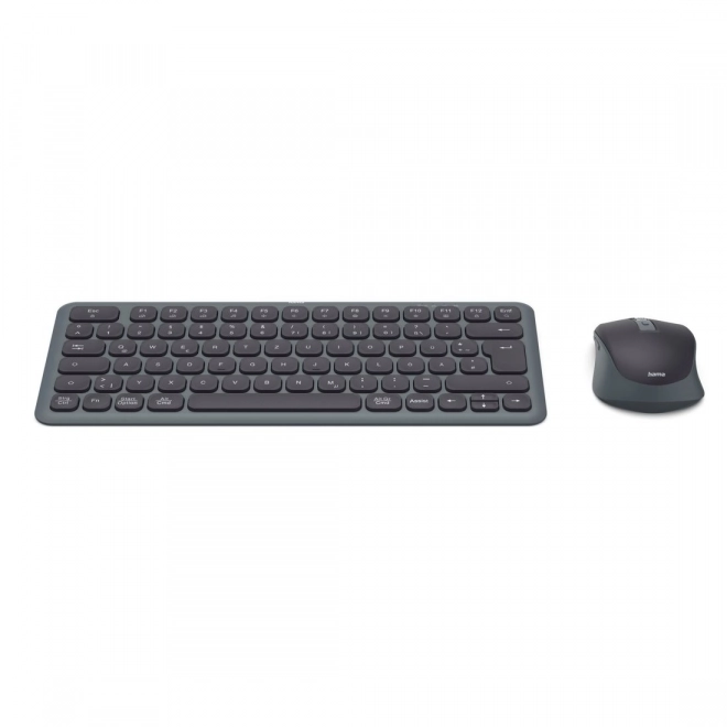 Wireless Keyboard and Mouse Set Hama WKM-500 Black-Grey