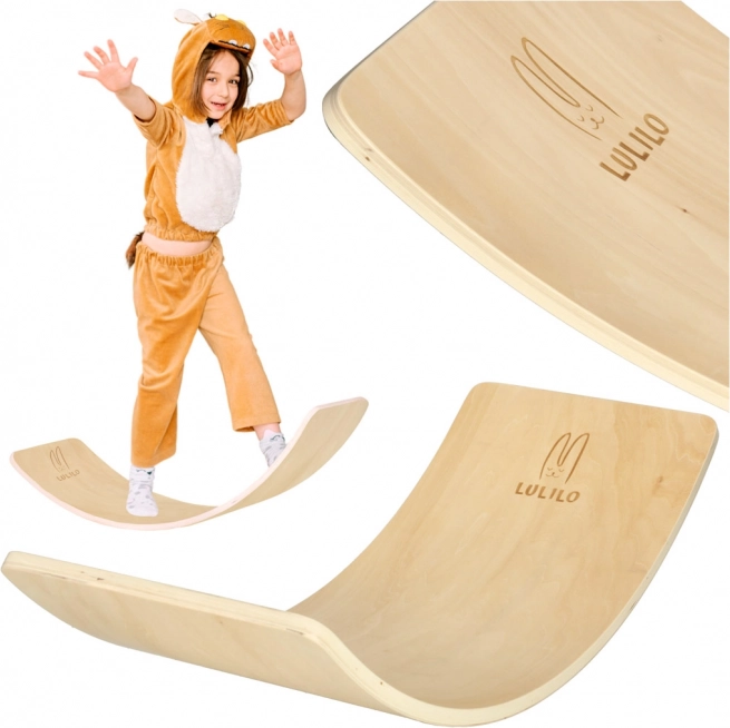 Wooden Balance Board Lulilo for Children and Adults